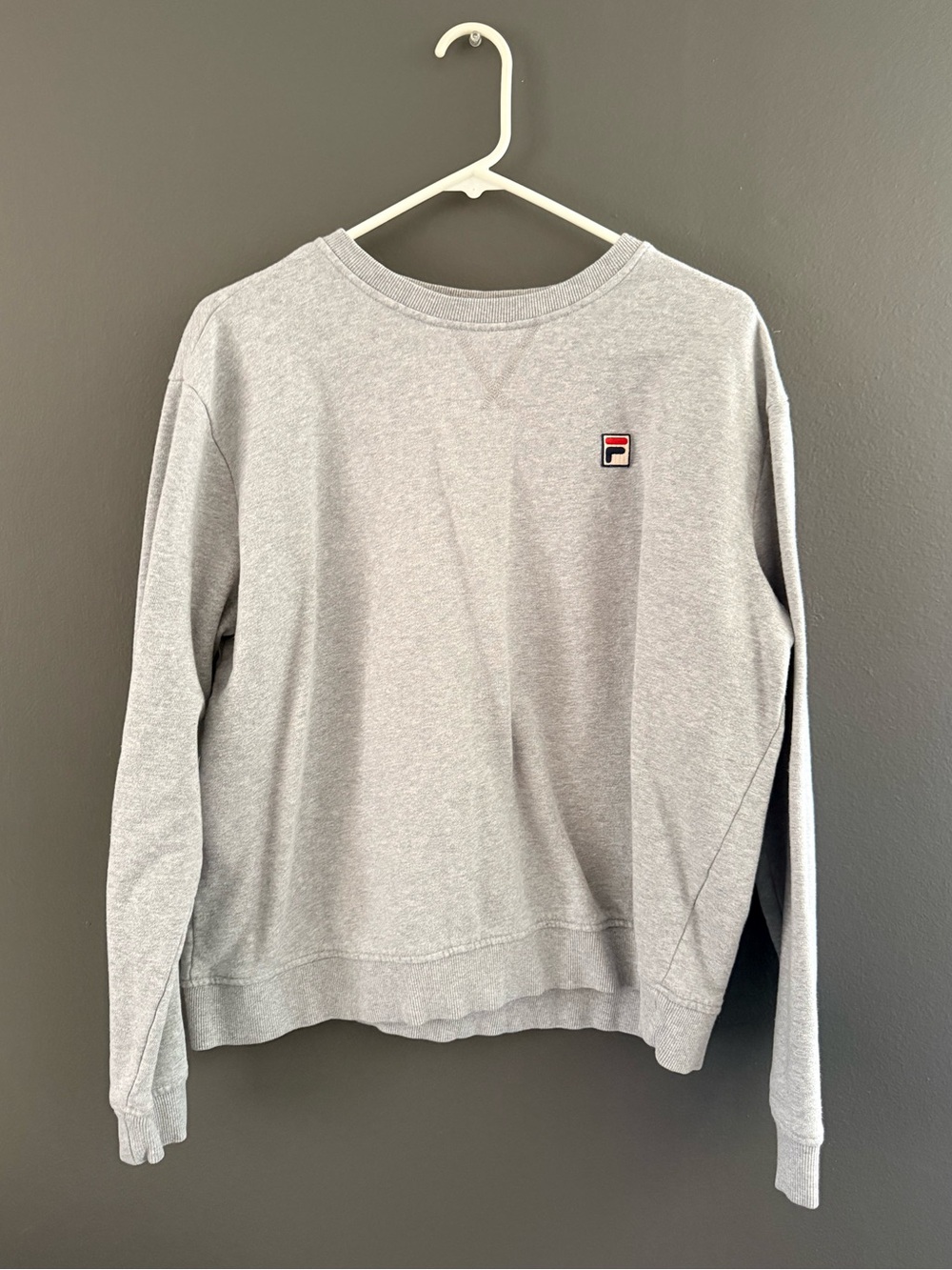Fila women’s Heather Gray Crewneck Sweatshirt